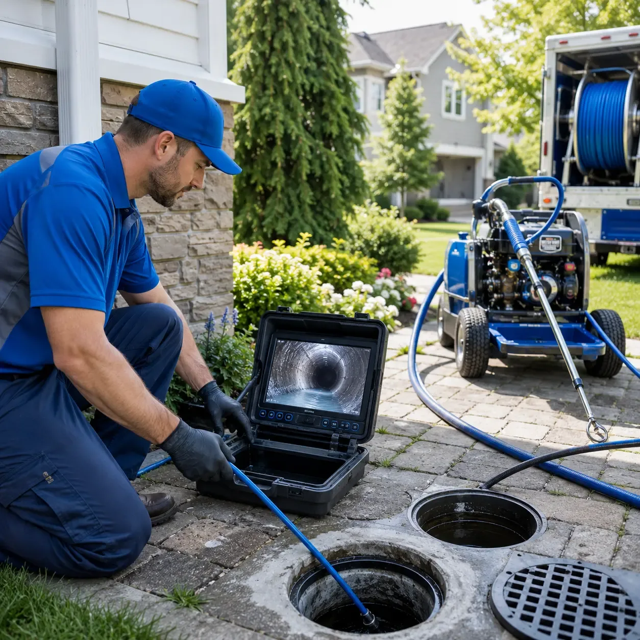 Outdoor drain cleaning professionals serving Whiting, VT